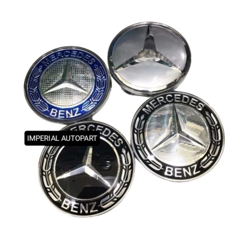 DOP VELG RODA EMBLEM MERCEDES BENZ 68MM 6.8CM TUTUP DOP RODA MERCY ORI