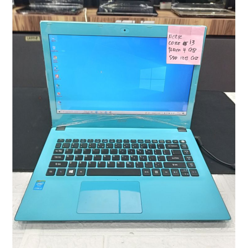 Laptop acer aspire E5-473 core i3 4Gb 14inch bekas mulus normal