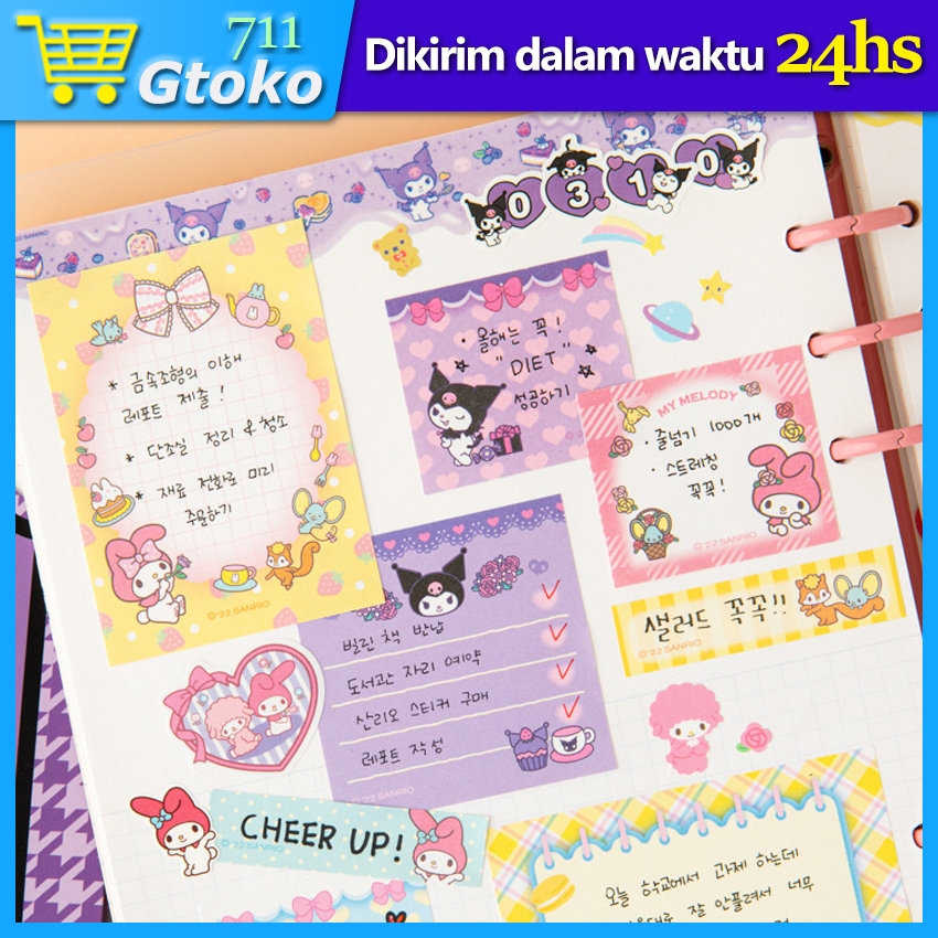 

Sticky Notes Memopad Notepad Buku Memo Tulis Notemotif Sanrio Kuromi Melody Cinnamoroll