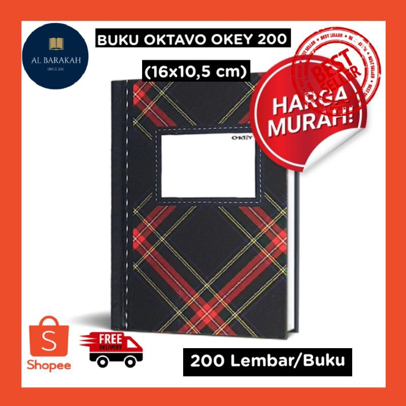 

Buku Hard Cover Oktavo atau A6 isi 200 Lembar Glossy (Uk. 10,5 x 16 cm) OKEY Buku kulit tebal