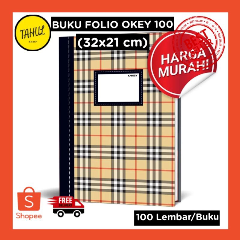 

Buku Hard Cover Folio isi 100 Lembar Glossy (Uk. 32 x 21 cm) OKEY Buku Kulit Tebal