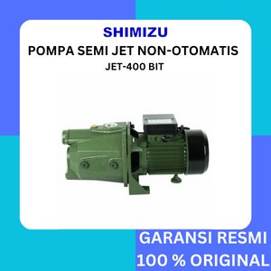 SHIMIZU : POMPA AIR SEMI JET NON OTOMATIS SHIMIZU JET-400 BIT