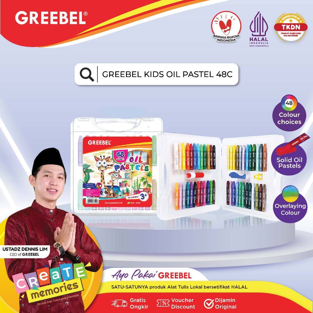 

CRAYON GREEBEL SET 48