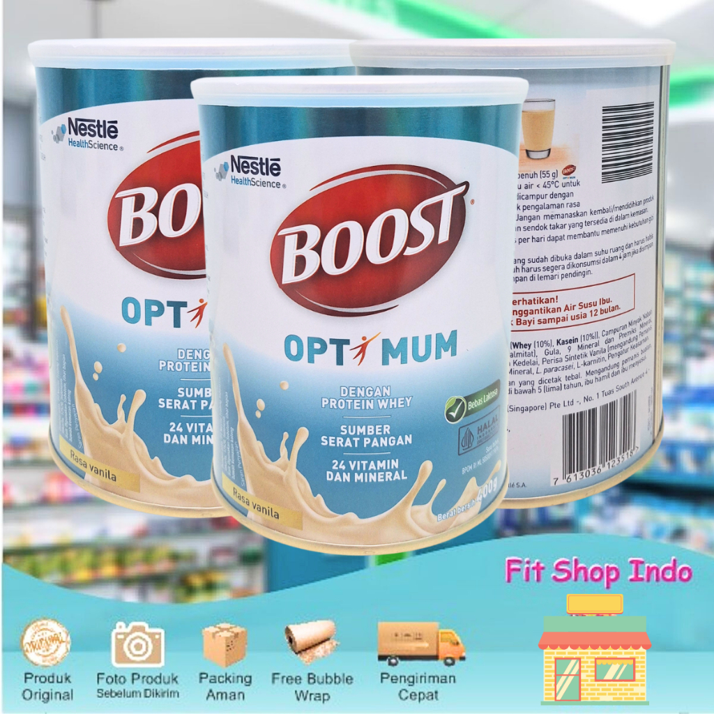 

Boost Optimum 400gr (Minuman Bergizi untuk Kesehatan Optimal)