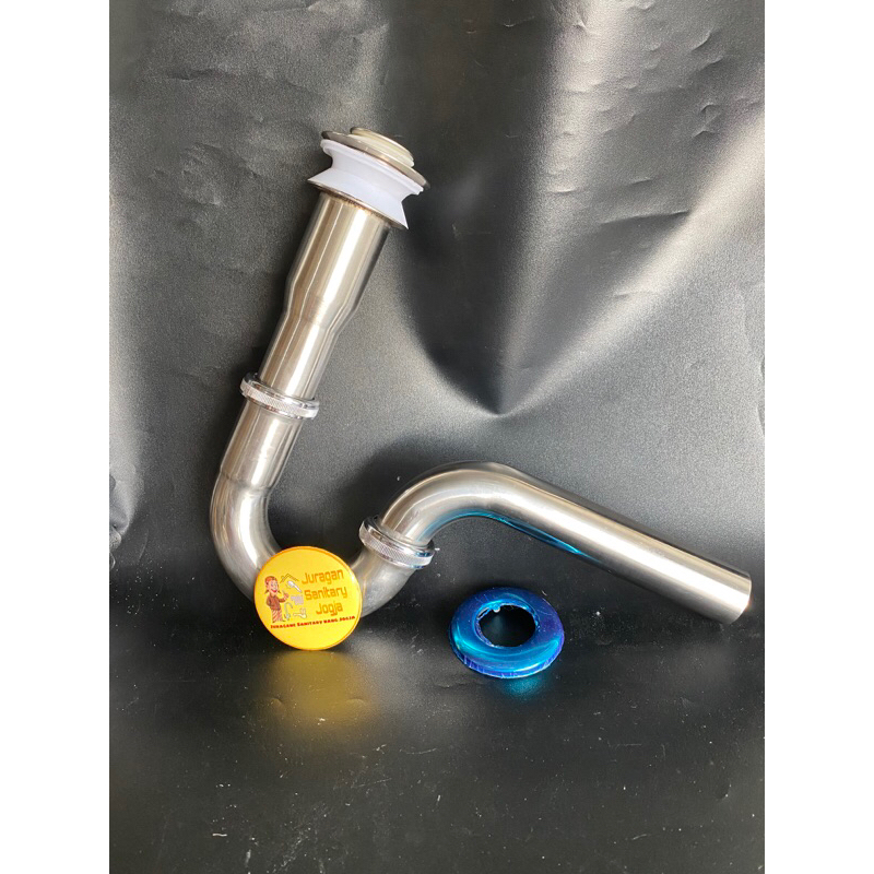 Sifon Wastafel / Sifon Wastafel Cuci Tangan / Sifon Besi Model Angsa / Sifon Logam Angsa / Sifon Was