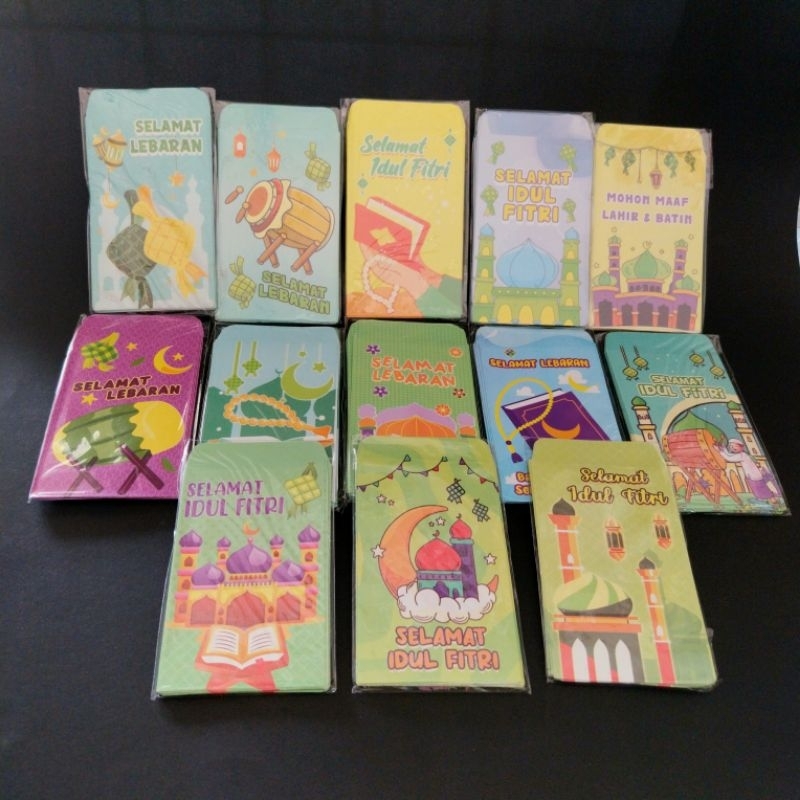 

(25 pack @10 lembar) Amplop Lebaran / Angpao