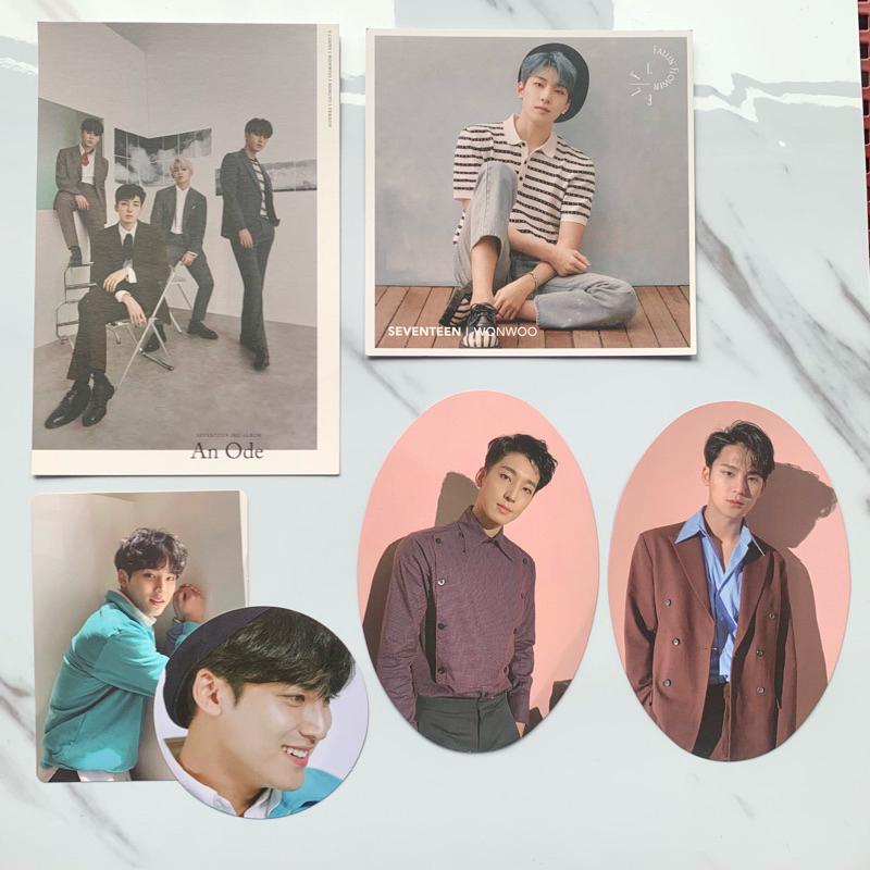[BOOKED - PILIH KURIR JNT] MINWON BUNDLE SET TAKE ALL - HMV Fallin' Flower flfl, Mini Card Semicolon