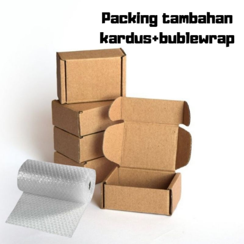 

Packing tambahan kardus dan bublewrap