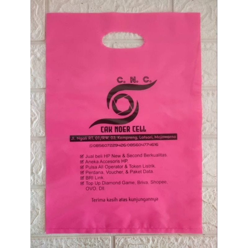 Kresek Sablon Ukuran 20 x 30 cm