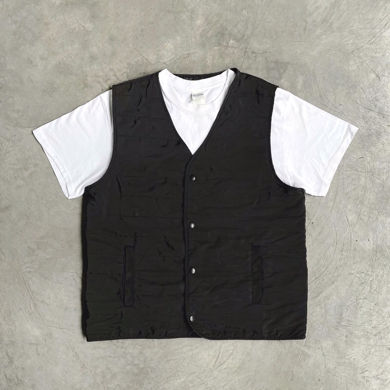 Tailor Hitch Puffer Basic Black Vest | Vest Puffer