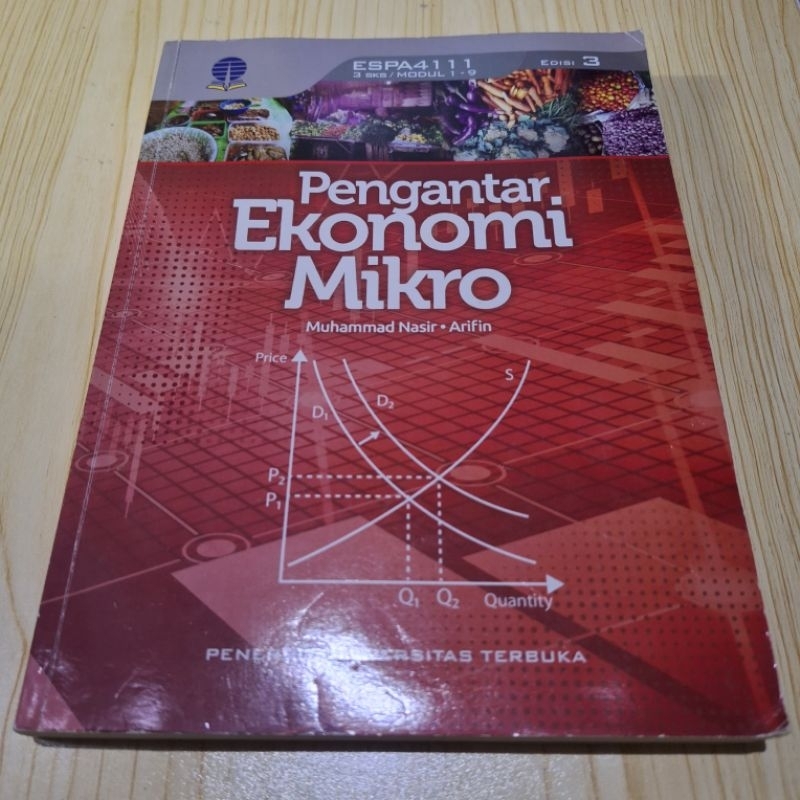 Modul UT - ESPA4111 Pengantar Ekonomi Mikro Edisi 3 Universitas Terbuka Buku Materi Pokok Manajemen