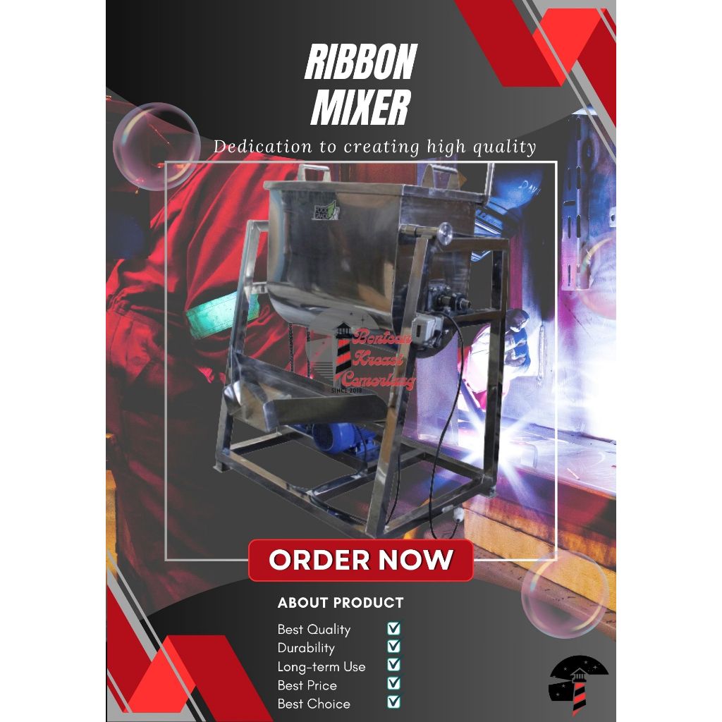 Mixer Stainless Food Grade - Mixer Adonan Kapasitas Besar