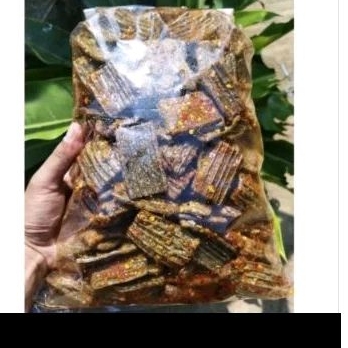 

Kerupuk jengkol pedas daun jeruk isi 500 gram