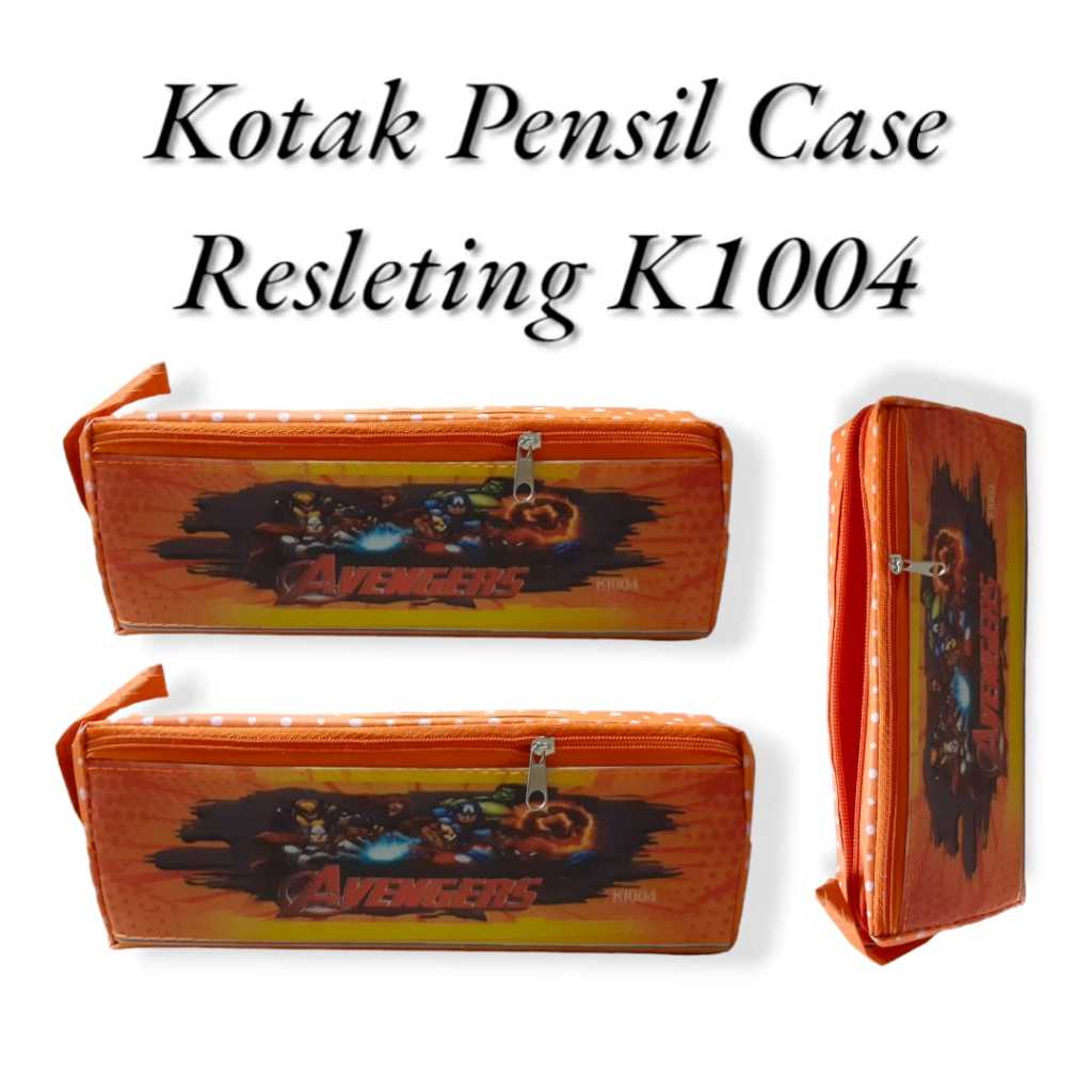 

KOTAK PENSIL / TEMPAT PENSIL / PENCIL CASE DENGAN KANTONG DEPAN KARAKTER AVENGERS KI004