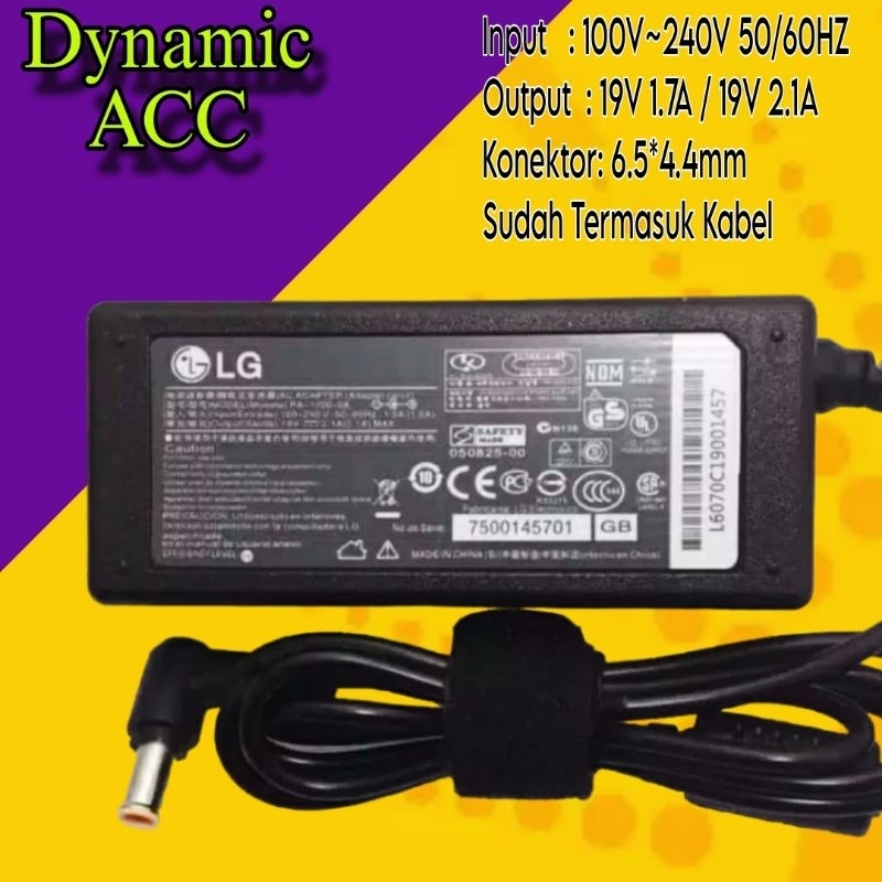 Adaptor TV LG 19V 2.1A LCD TV Monitor LG Original