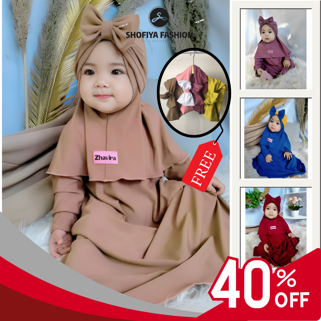 Gamis Bayi Lebaran 2024 Model Gamis Terbaru Wanita Import