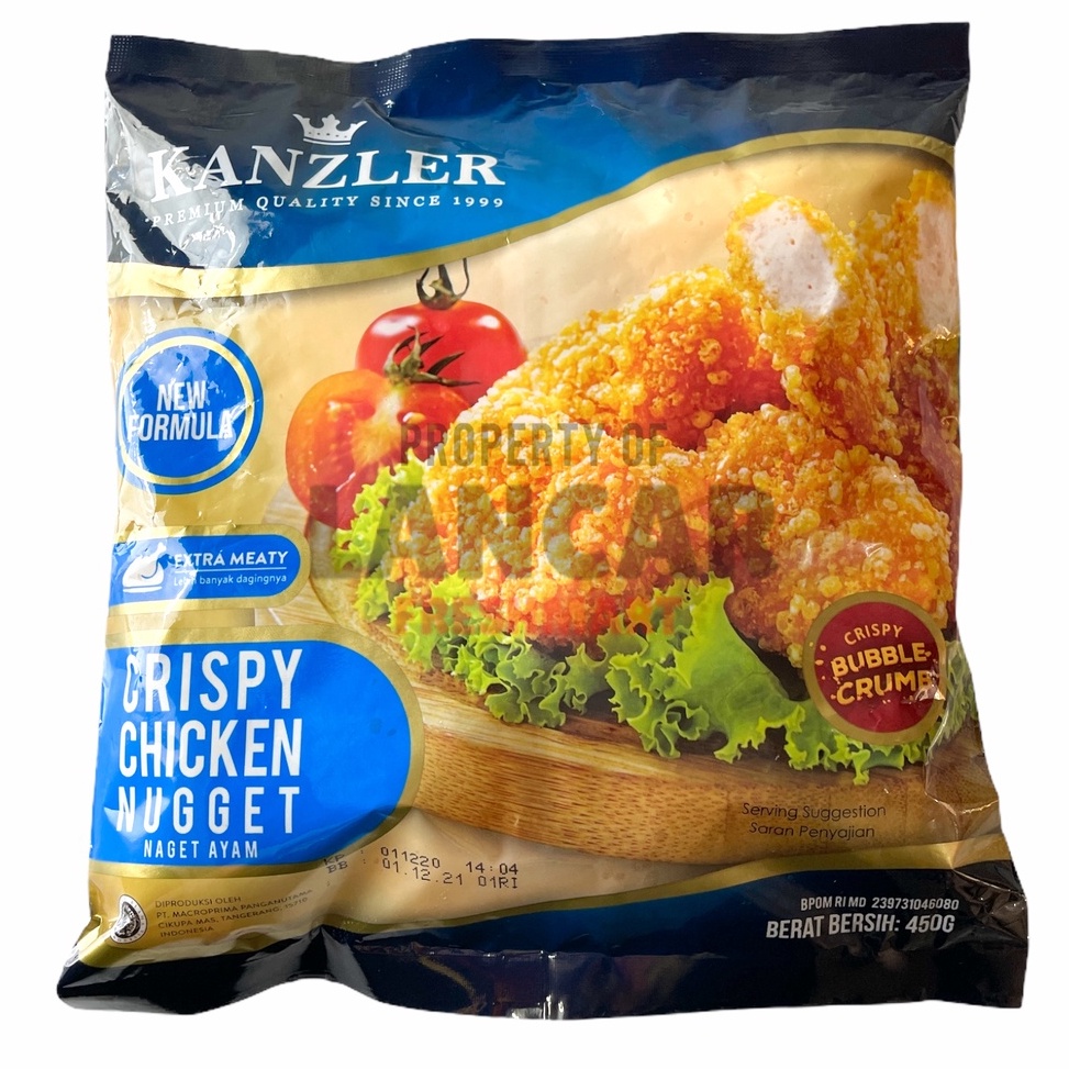 

PAD456 SALE KANZLER CRISPY CHICKEN NUGGET 45GR