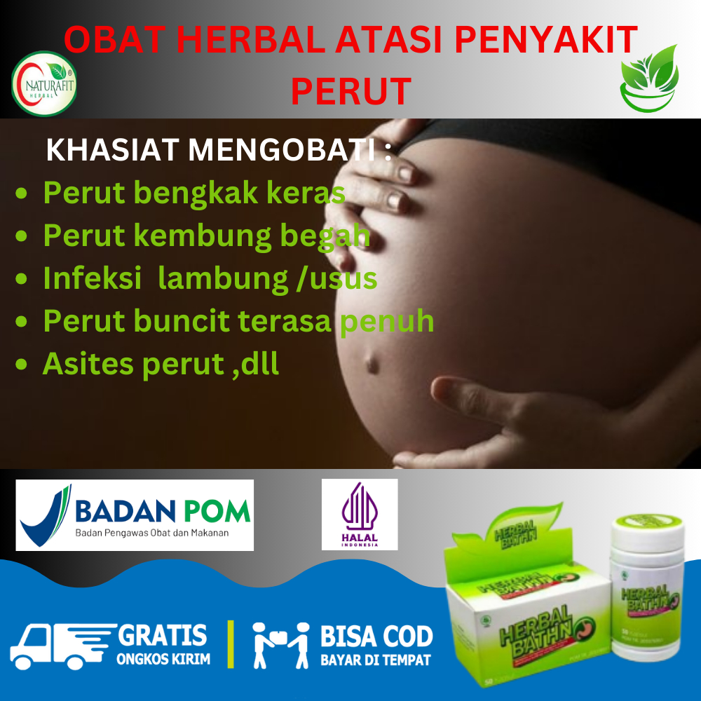 Obat Herbal Penyakit Perut Aman Tanpa Epeksamping, Mengobati : perut bengkak keras, Perut kembung Be