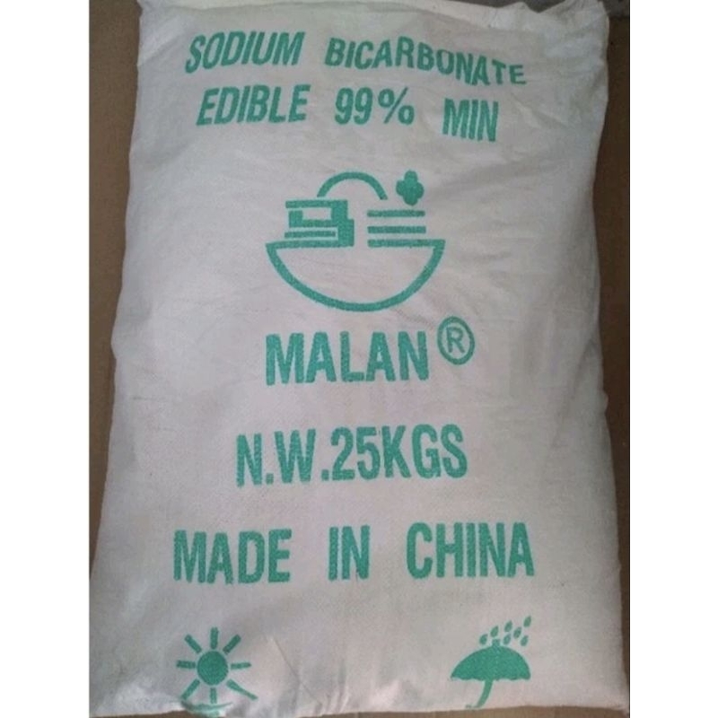 

soda kue / sodium bicarbonate / baking soda malan 25kg (khusus pengiriman INSTANT, area PALEMBANG)