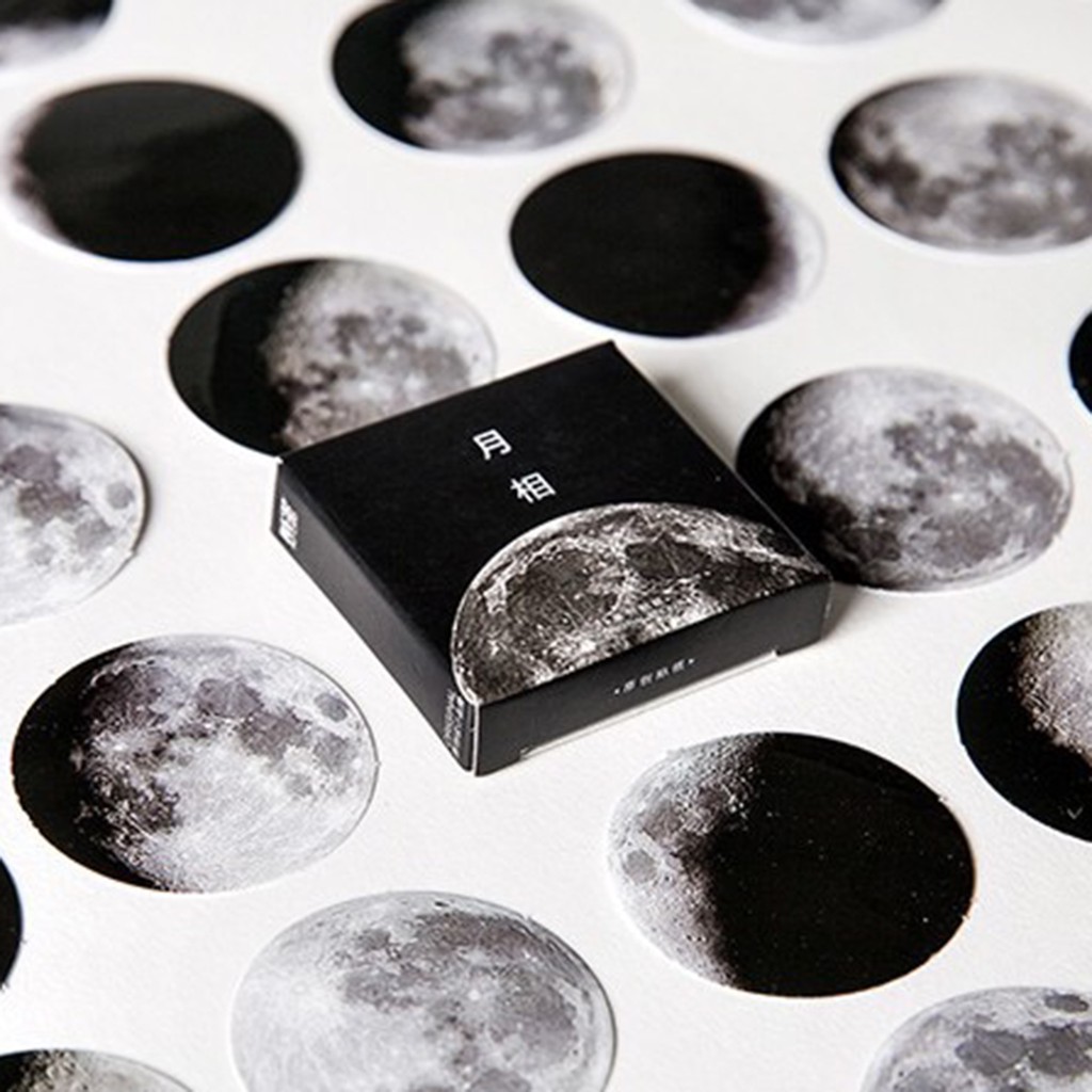 

10 Pcs MOON Deco Sticker Planner DIY Scrapbook Stiker Dekor Bulan
