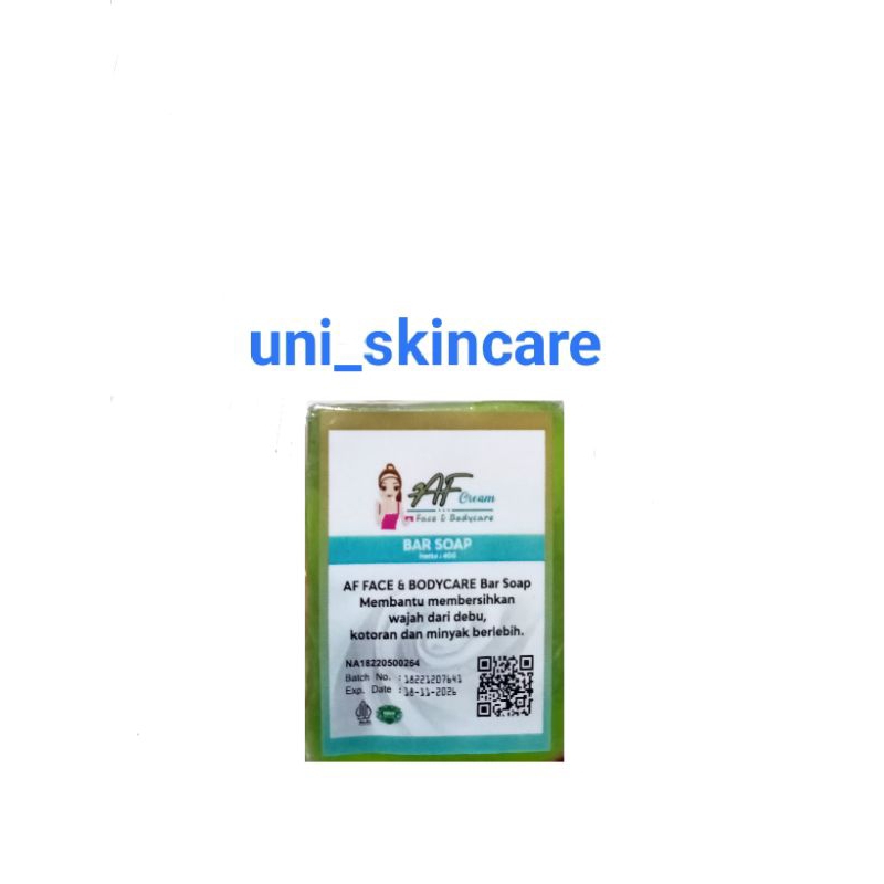 Sabun AF Glow(Face wash)-AF Glow-satuan/ecer