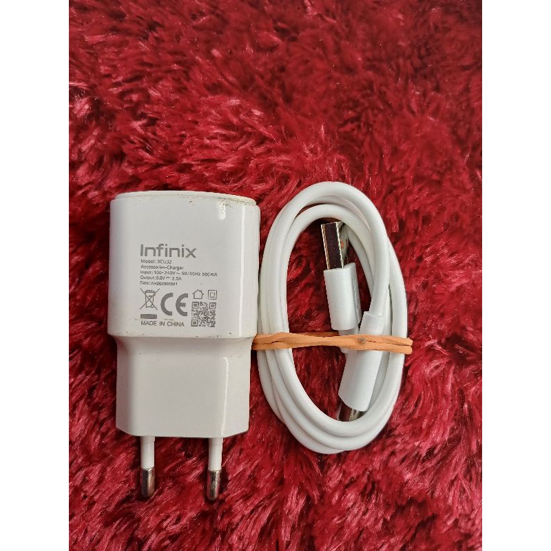 charger original cabutan hp infinix 2A 10W kabel type C