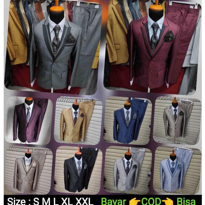 ART Q74K 1 stel JAS semi woll JAS CELANANYA SIZE S M L XL XXL jas pria formal jas pengantin jas wedd