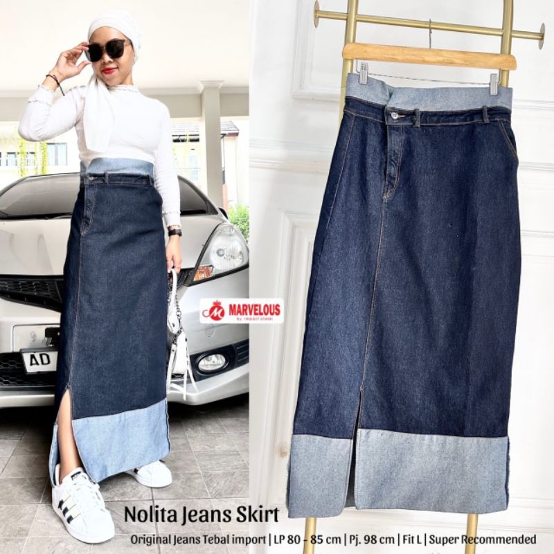 Nolita Jeans Skirt by Marvelous