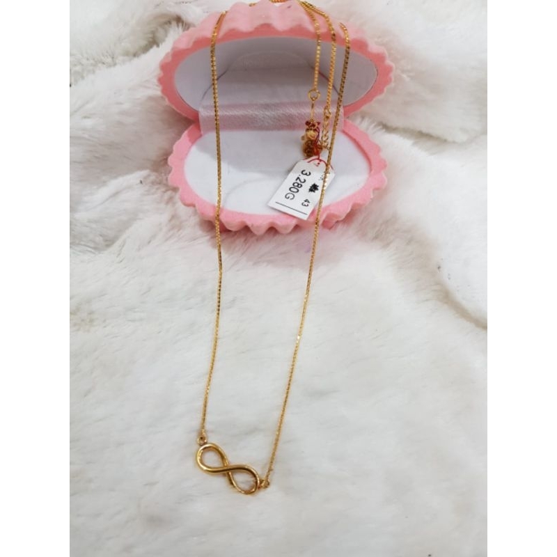 Kalung emas 70 infinity