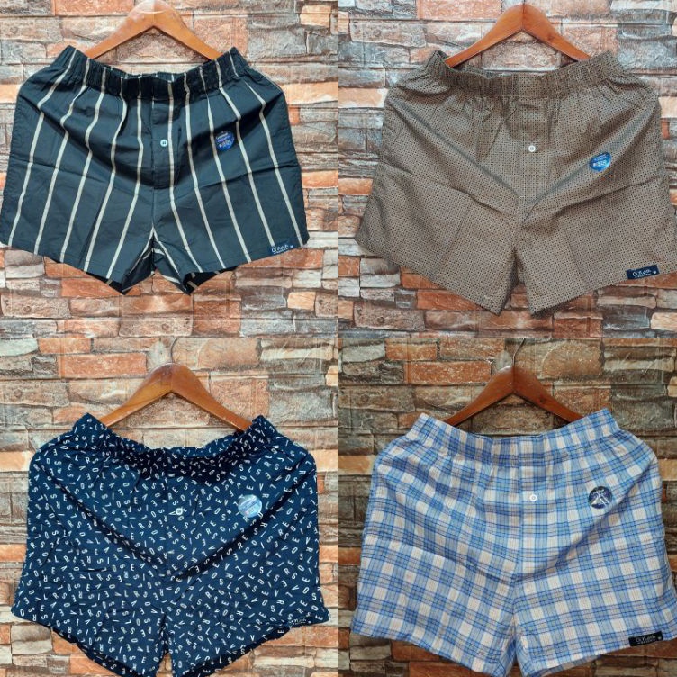 ART V78J Gnath Celana Boxer Pria Wanita Dewasa Bahan Katun Premium Motif Printing