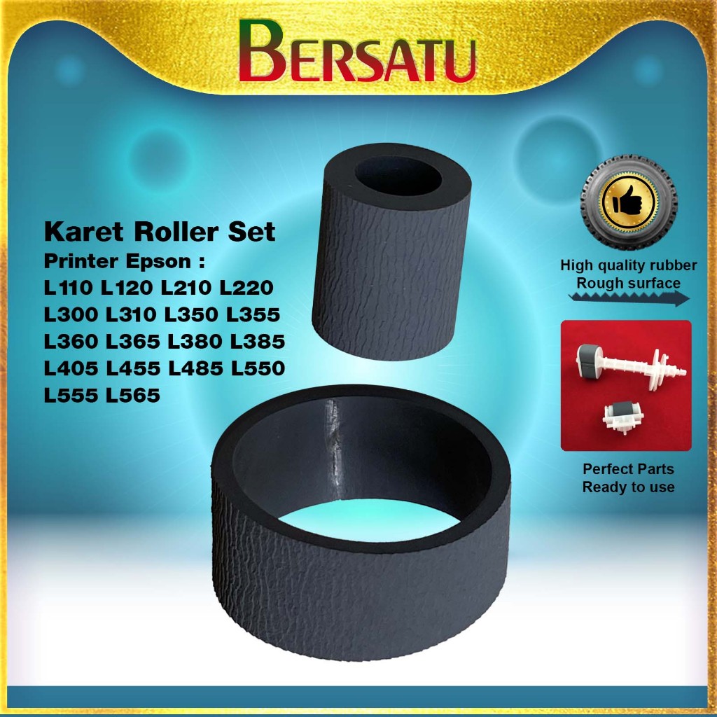 Karet Pick Up Roller Printer Epson ASF Penarik Kertas Roll Pickup Roler Set L120 L121 L210 L220 L300