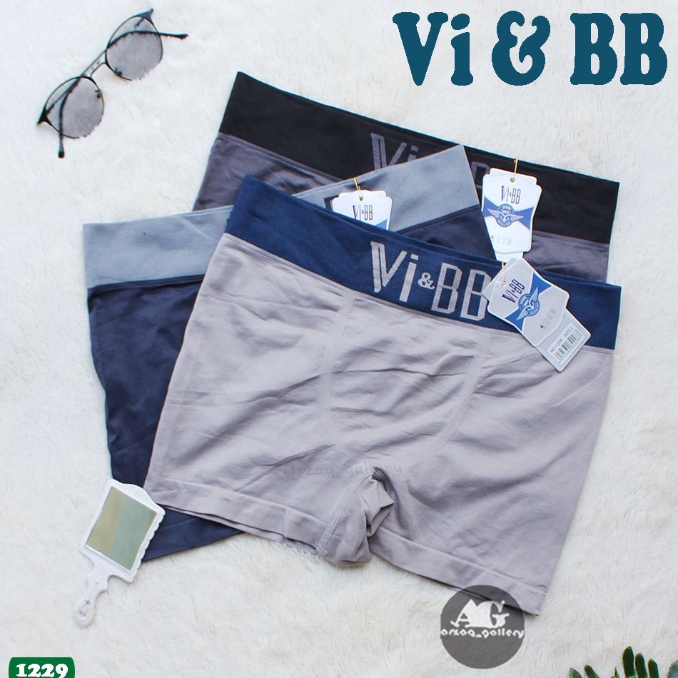 Grosir Lusinan  CD BOXER 1229 Celana dalam Pria Boxer Seamless VI BB  Boxer Pria  Celana Boxer  Boxe