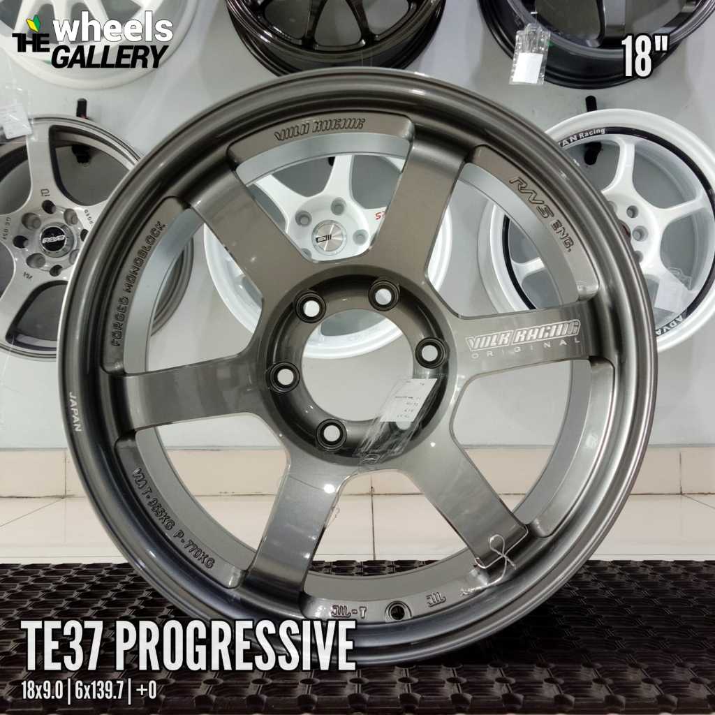Velg Mobil Only JF Luxury TE37 Progressive FF Flow Forming 18" 6x139.7 By JF Luxury