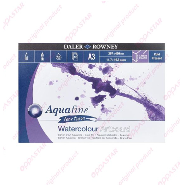 

Kertas Watercolour Daler Rowney Aquafine Artboard CP A3 304601310 - PAD