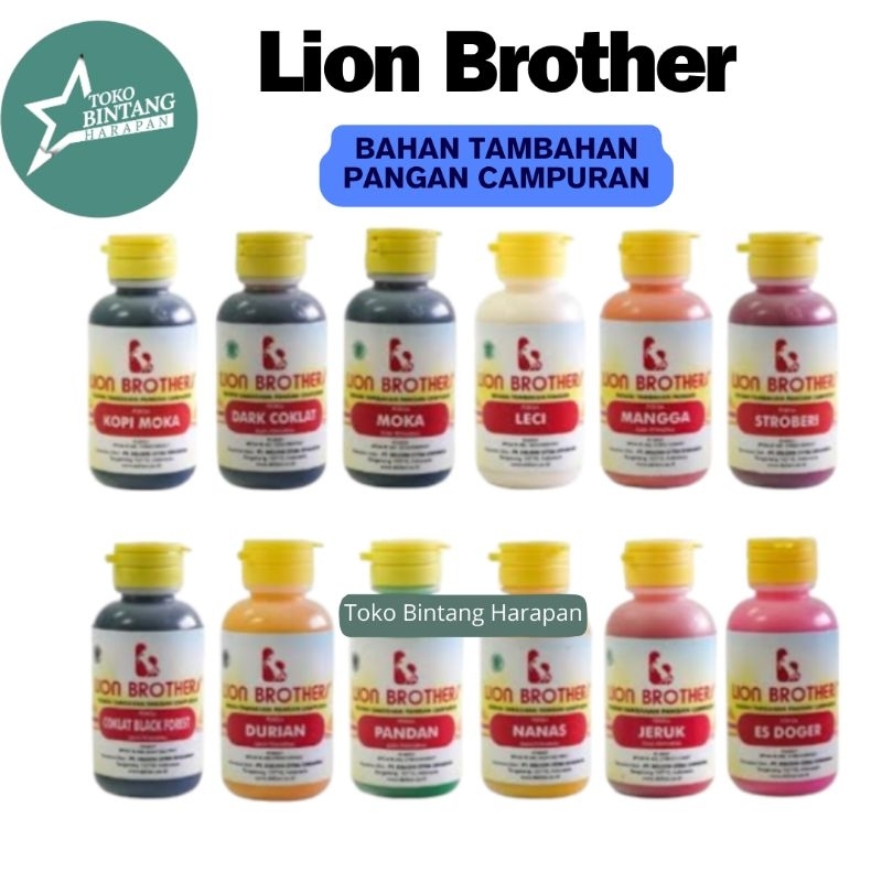

Lion Brother perisa /es doger/coklat/pandan/vanila