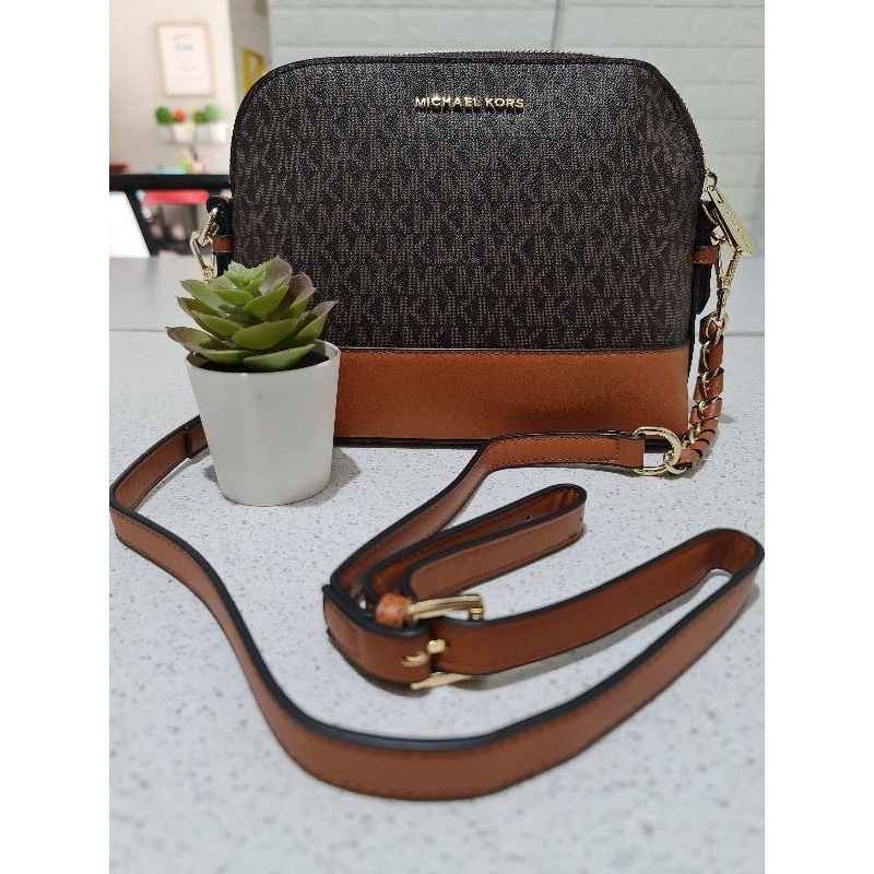 Jetset Charm Dome Crossbody MK - Real Pict