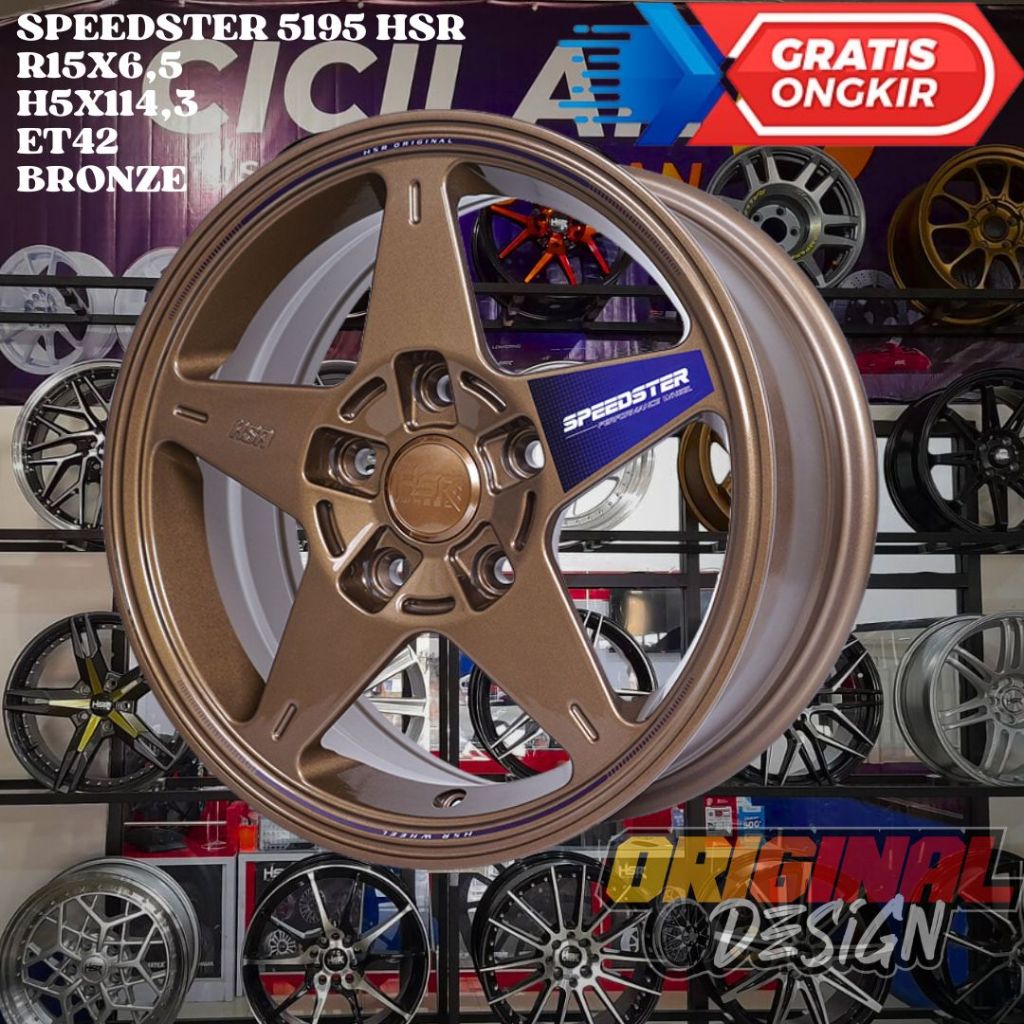 Velg Mobil Ertiga , Biante , Luxio , Innova , HSR SPEEDSTER Ring 15 R15