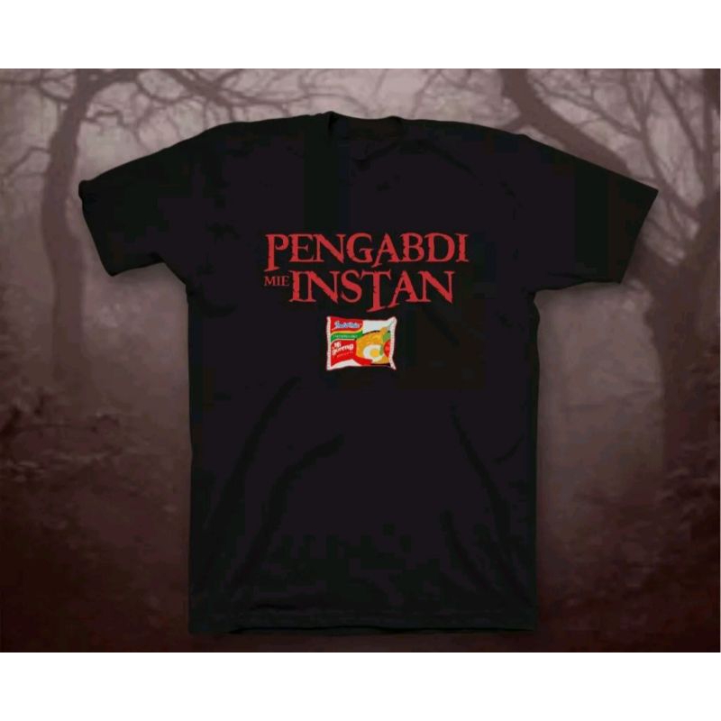 Kaos Indomie / Kaos Plesetan Pengabdi Mie Instan / Kaos Mie Instan