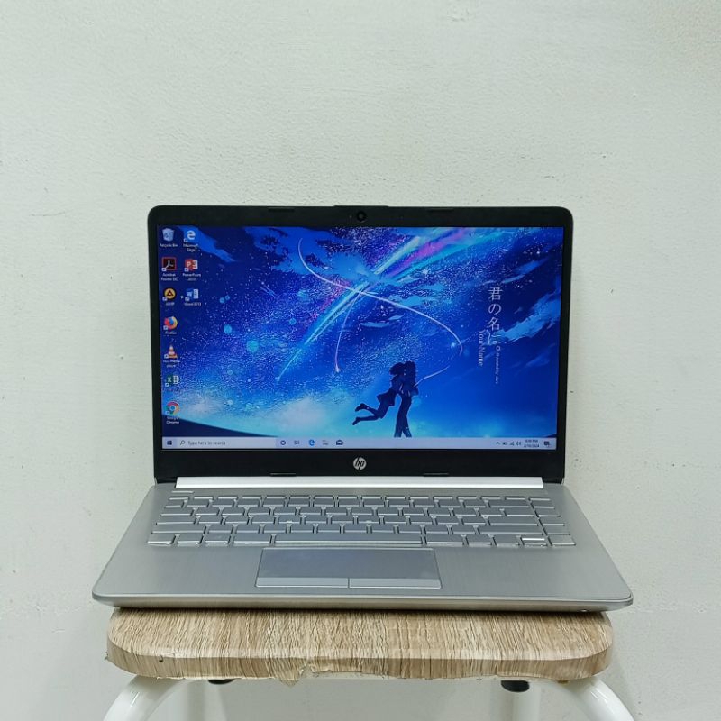 laptop hp 14s AMD A4-9125 ram 4gb/SSD 128gb backlight 14 inch