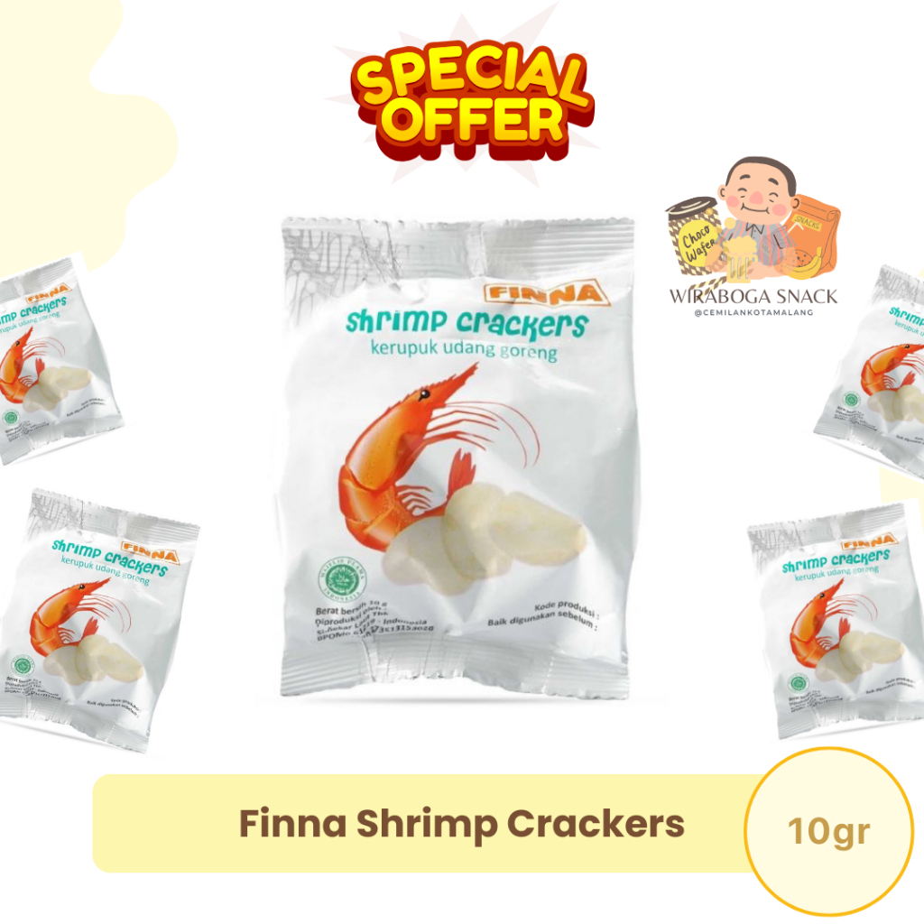 

Finna Kerupuk Udang Goreng 10gr sachet mini - kerupuk katering