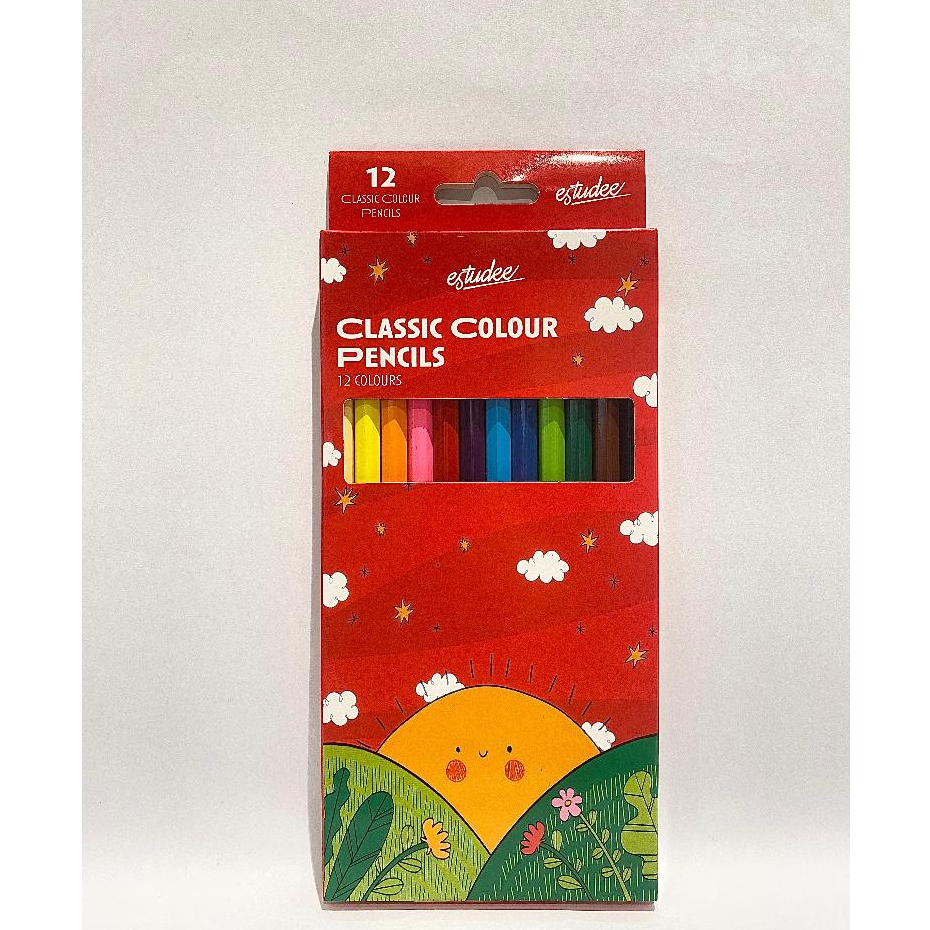 

GRAMEDIA BSD CITY - ESTUDEE CLASSIC COLOUR PENCILS ( 12 COLOUR)