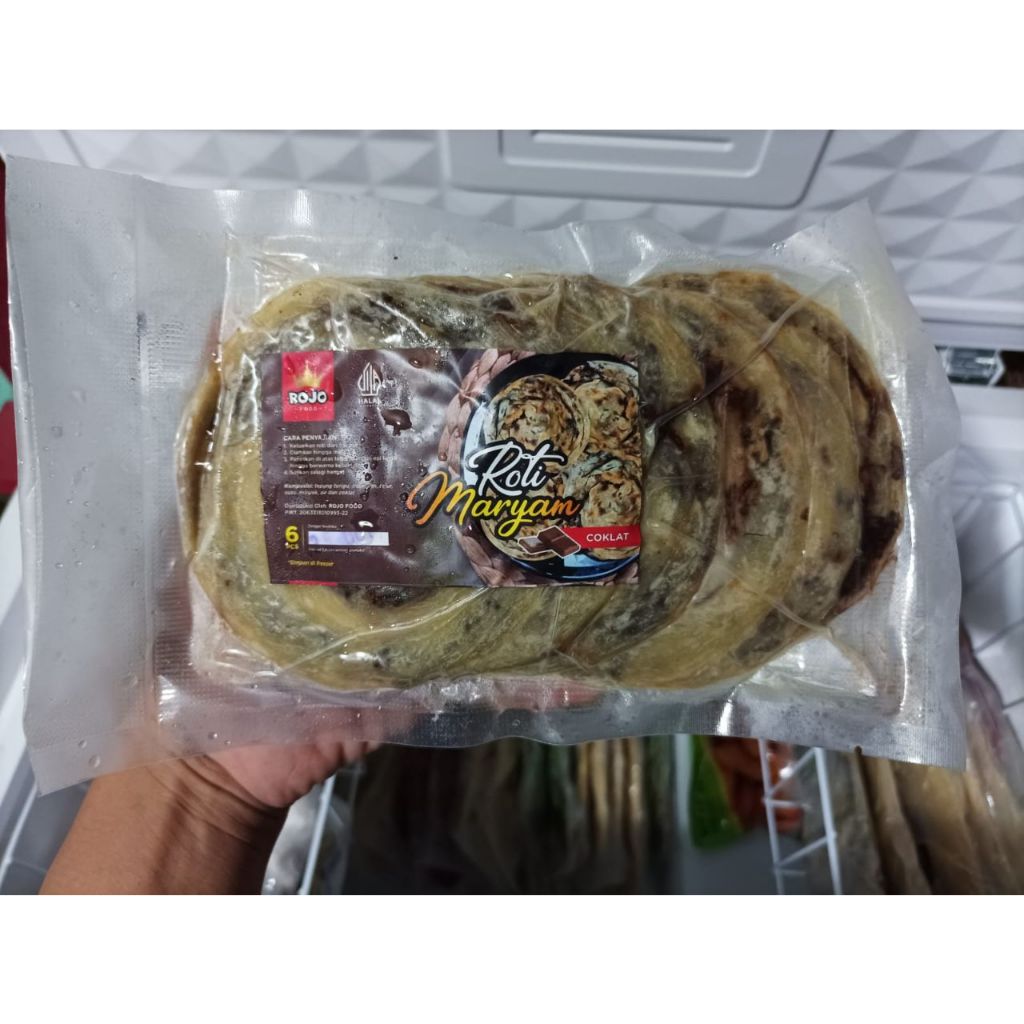 

Roti Maryam Frozen ROJO Cane Premium Coklat