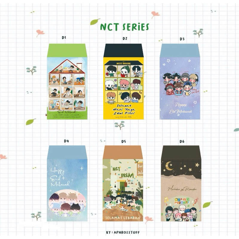 

(OPEN PO) AMPLOP LEBARAN ANGPAO THR NCT DREAM 127