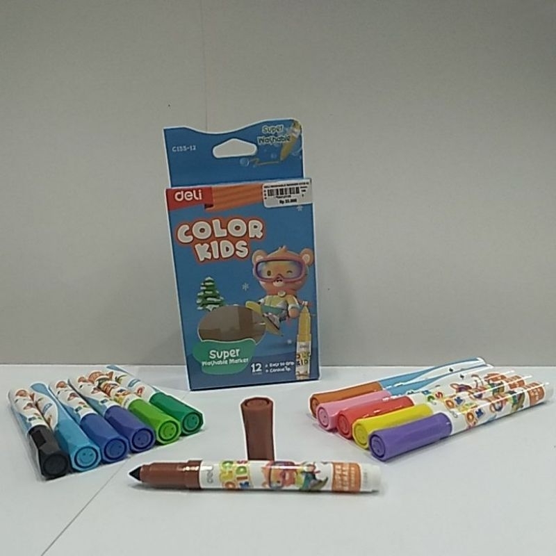 

DELI SUPER WASHABLE MARKER C 155-12