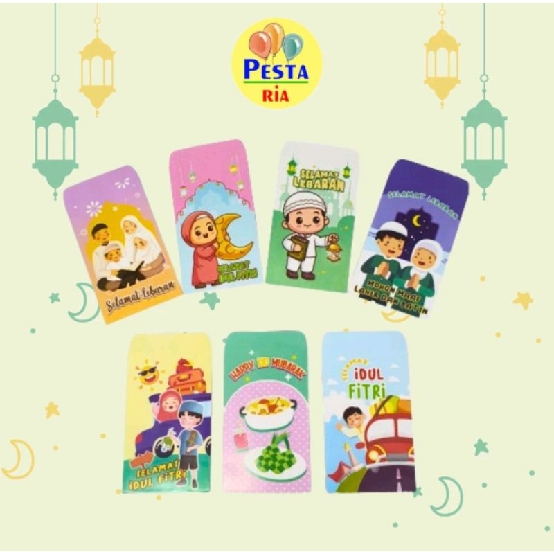 

Amplop Lebaran 10 pcs ukuran 7 x 10 cm