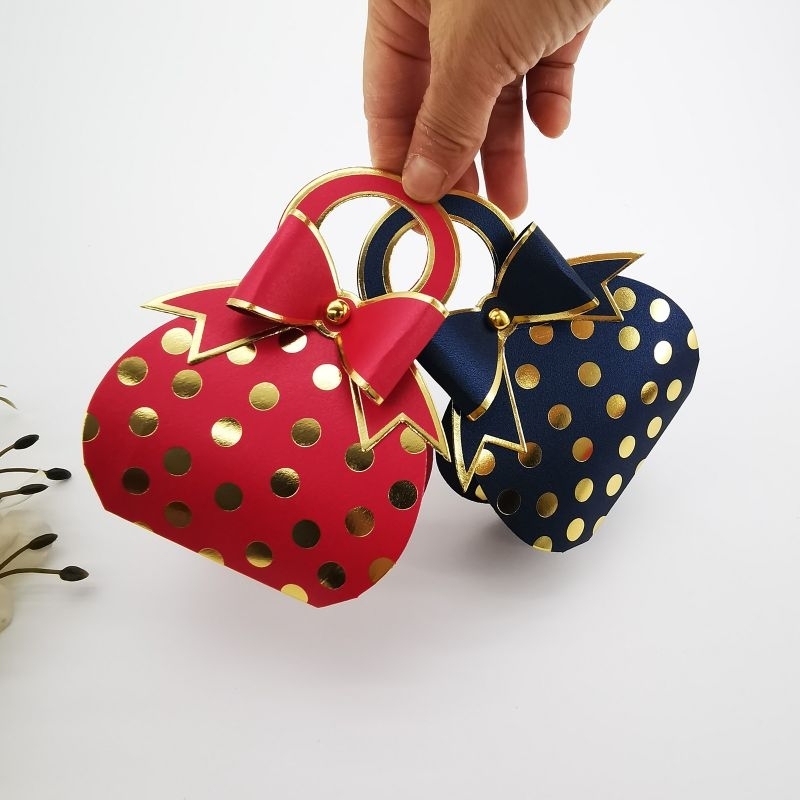 

HAPPY KOTAK PERMEN BOX TAS POLKA DOT GOLD PITA KEMASAN KADO SOUVENIR ULANG TAHUN WEDDING