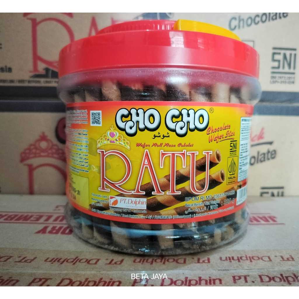 Jajan Lebaran Stok Terbatas Chocho Wafer Roll Exp 03/27