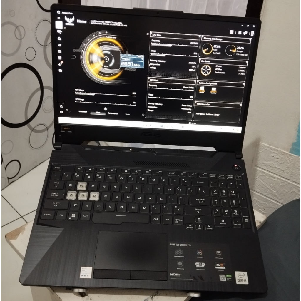 Asus Tuf Gaming F15 Intel i5-10300H GTX 1650
