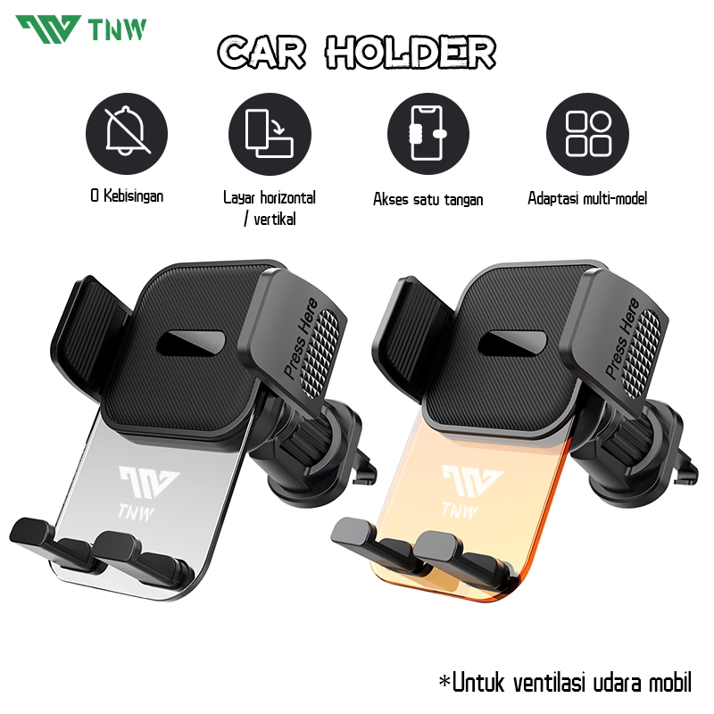 TNW Car Holder HP Mobil Air Vent Suction Car Mount Mobile Phone Holder Dashboard Holder HP di Mobil 