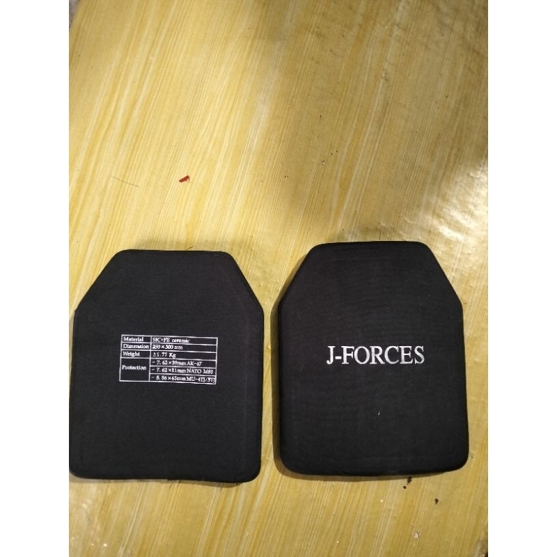 plat KEVLAR anti peluru j forces /body vest rompi tactical atau durhaim Qt